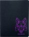 Обложка книги «Тетрадь 48 листов "TOTAL BLACK. Полигонал.звери" (ТКФ486345)»