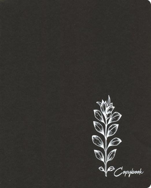 Обложка книги «Тетрадь общая "Total Black. Гербарий" (48 листов, А5, клетка, в ассортименте) (ТК486348)»
