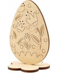 Сувенир для раскрашивания &quot;Яйцо&quot; на подставке цветочки