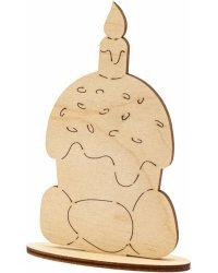 Сувенир для раскрашивания &quot;Кулич&quot; на подставке