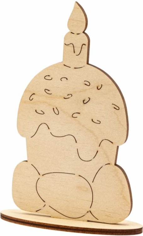 Сувенир для раскрашивания "Кулич" на подставке Сувенир для раскрашивания "Кулич" на подставке