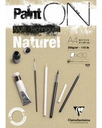 Альбом Paint On, 30 листов, А4, песочный