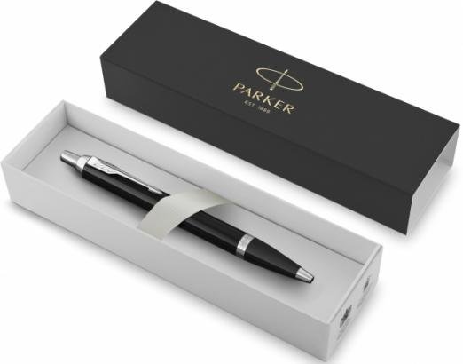 Обложка книги «Ручка-роллер Parker IM Core Black, синий, 0,5 мм, в подарочной коробке»