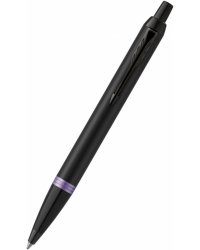 Ручка шариковая автоматическая Professionals Amethyst Purple Black Trim, синяя