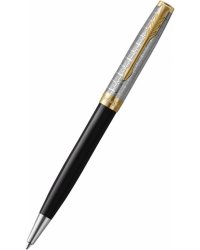 Ручка шариковая автоматическая Metal&amp;Black GT, черная