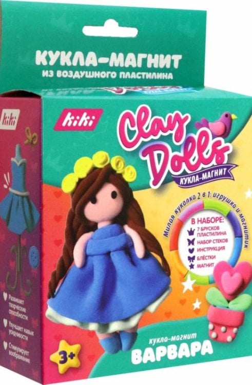 Кукла-магнит из пластилина