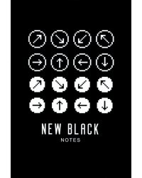 Блокнот New Black. Дизайн 3, 64 листа, А5+