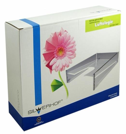 Лоток горизонтальный "Luftelegie". Прозрачный (471101-50)