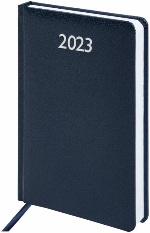 Обложка книги «Ежедневник датированный на 2023 год Profile, синий»