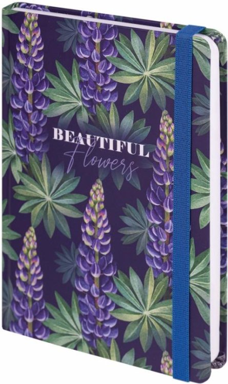 Обложка книги «Ежедневник недатированный Beautiful Flowers, А5, 128 листов»