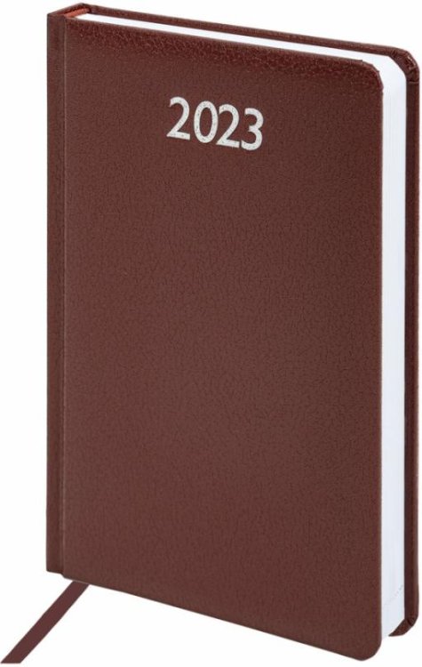 Обложка книги «Ежедневник датированный на 2023 год Profile, коричневый»