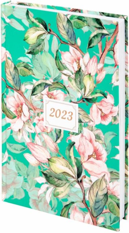 Обложка книги «Ежедневник датированный на 2023 год Flowers, А5»