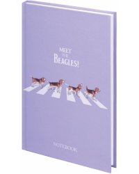 Блокнот Beagles, А5, 80 листов, клетка
