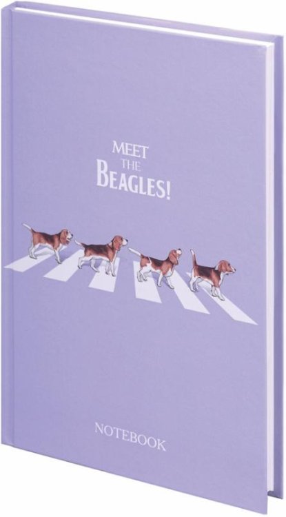 Обложка книги «Блокнот Beagles, А5, 80 листов, клетка»