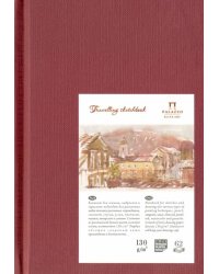 Блокнот Travelling sketchbook, 62 листа, А6, гранат