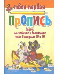 Задачи на сложение и вычитание чисел в пределах 10 и 20