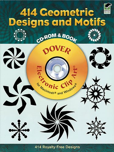 Обложка книги «414 Geometric Designs and Motifs (+ CD-ROM)», ISBN 9780486997476