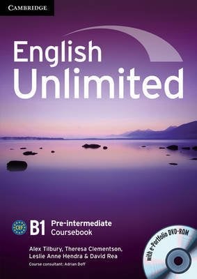 English Unlimited. Pre-Intermediate. Coursebook with e-Portfolio (+ DVD)