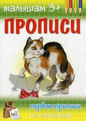Обложка книги «Первые прописи по клеточкам», ISBN 9785864153505