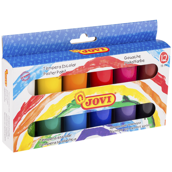 Гуашь (12 цветов)