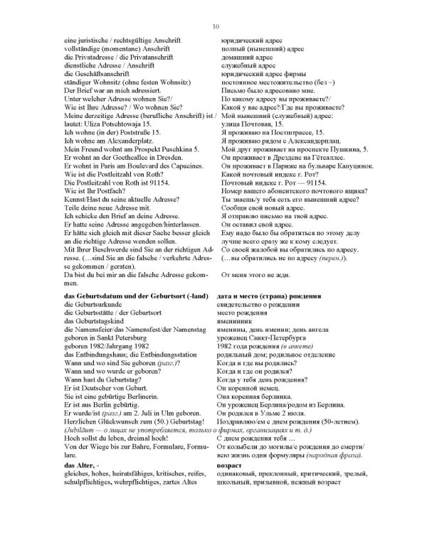 Немецкий язык. Тематический справочник