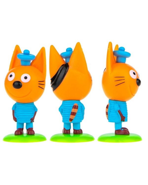 Набор фигурок "Три кота", на подставке, 12 фигурок