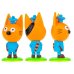 Набор фигурок "Три кота", на подставке, 12 фигурок