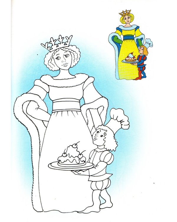 Сказка-раскраска