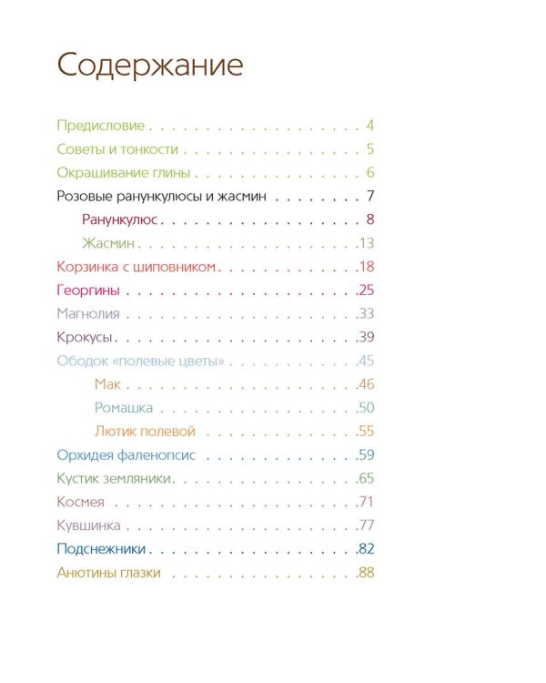Цветы из полимерной глины. 15 подробных мастер-классов