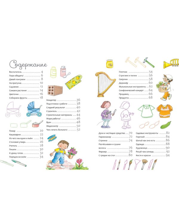 Кем ты хочешь стать? Рисуем профессии