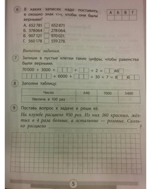 Математика. 4 класс. Проверочные работы по ФГОС