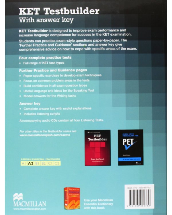 KET (Key English Test) Testbuilder with key (+ Audio CD)