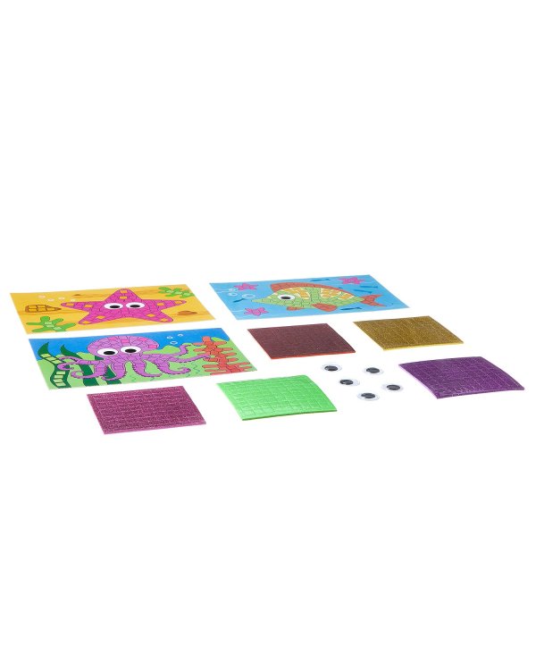 Блестящая аппликация. Морские обитатели