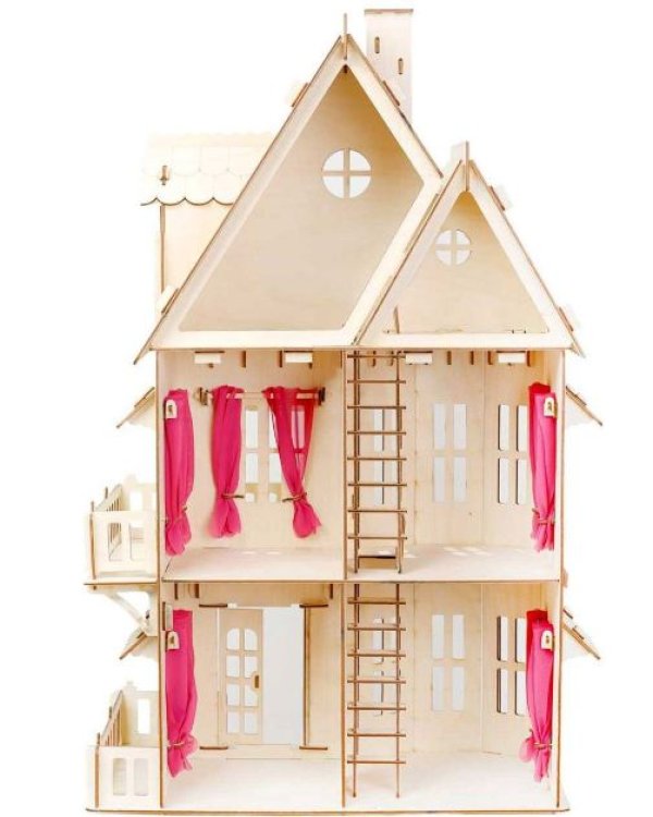 Деревянный конструктор. Кукольный домик