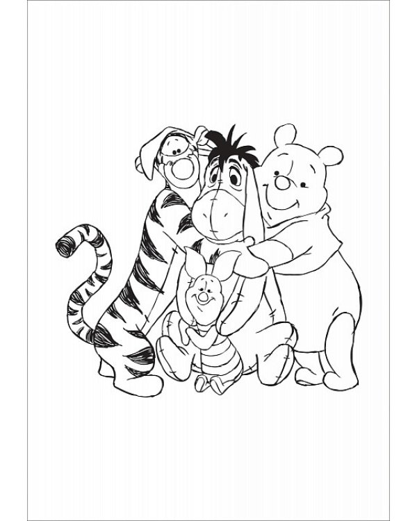 Дополнительное изображение книги «Водная раскраска. Disney "Винни и его друзья"»