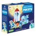 Пазл гигантский 3D + книга "Ракета", 12 деталей