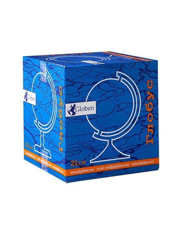 Дополнительное изображение книги «Глобус Земли политический рельефный "Классик", 210 мм»
