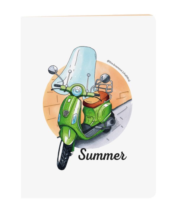 Блокнот. Summer. Скетчи Лизы Красновой