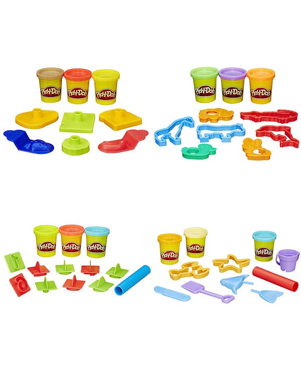 Набор для лепки. Ведерочко с пластилином и формочками