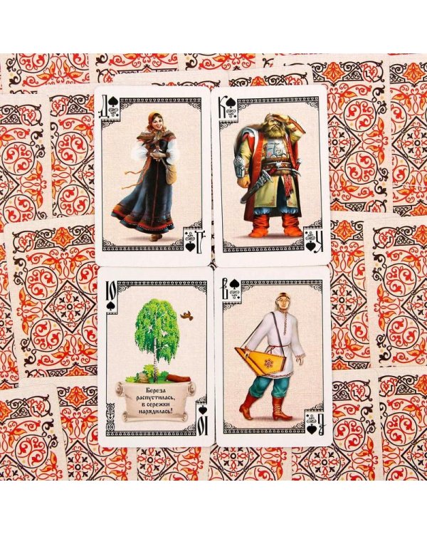 Карты игральные "Символы России", 36 карт