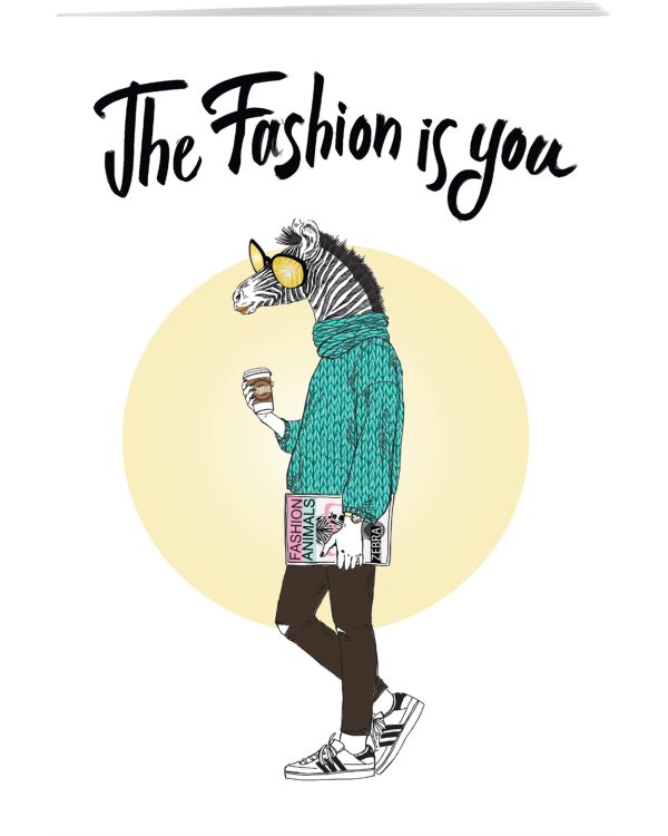 Блокнот. The fashion is you, А5