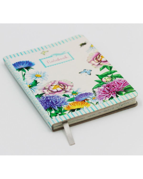 Книга для записей "Aquarelle. Цветы", А6+, 80 листов