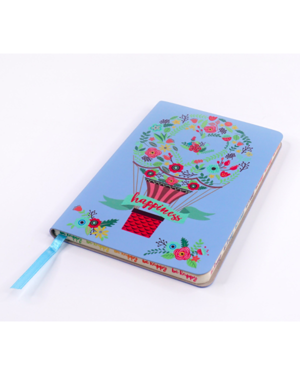 Дополнительное изображение книги «Книга для записей "Be Happy! Дизайн 5", А6+, 80 листов»