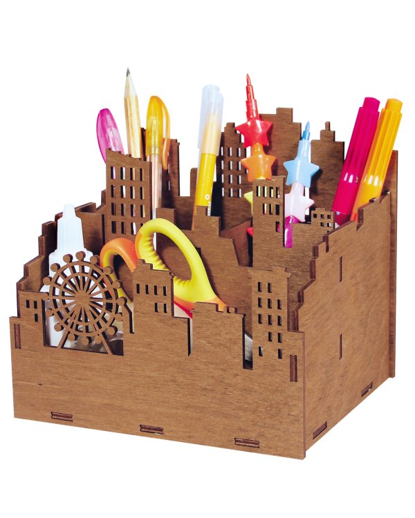 Органайзер "Город. Карусель", цвет: палисандр