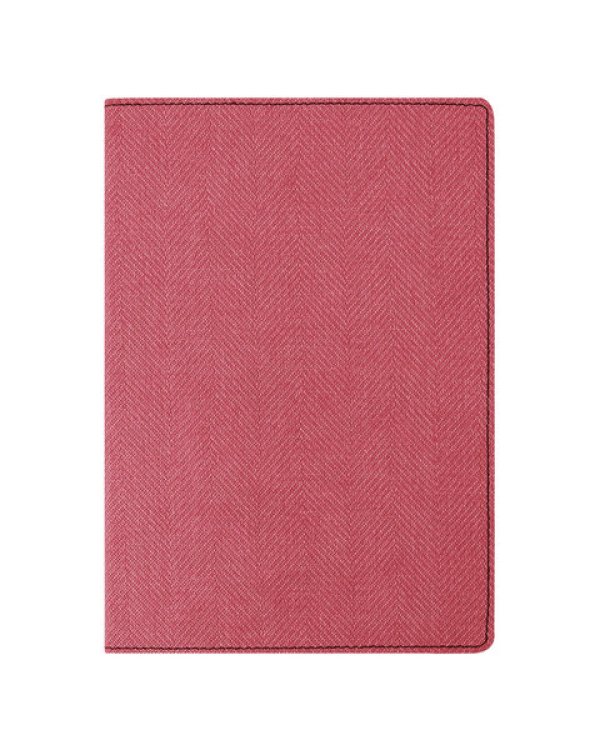 Бизнес-блокнот. Tweed, А5, 128 листов в линейку, красный