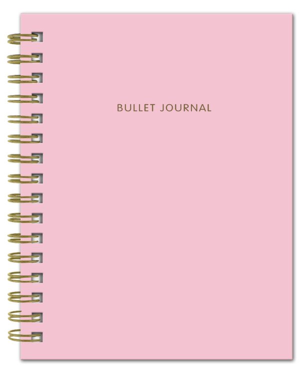 Блокнот в точку. Bullet Journal, 120 страниц, розовый