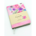 Книга для записей "Aquarelle. Цветы на розовом", А6+, 80 листов