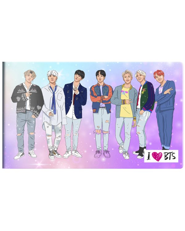 Чехол для карточек. I love BTS