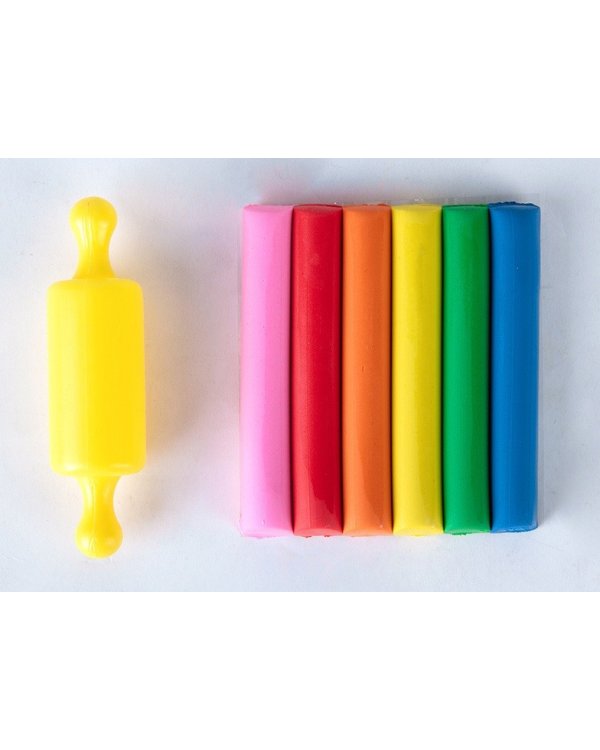 Пластилин Deli "Dough it", 6 цветов, 60 грамм, арт. ED75011