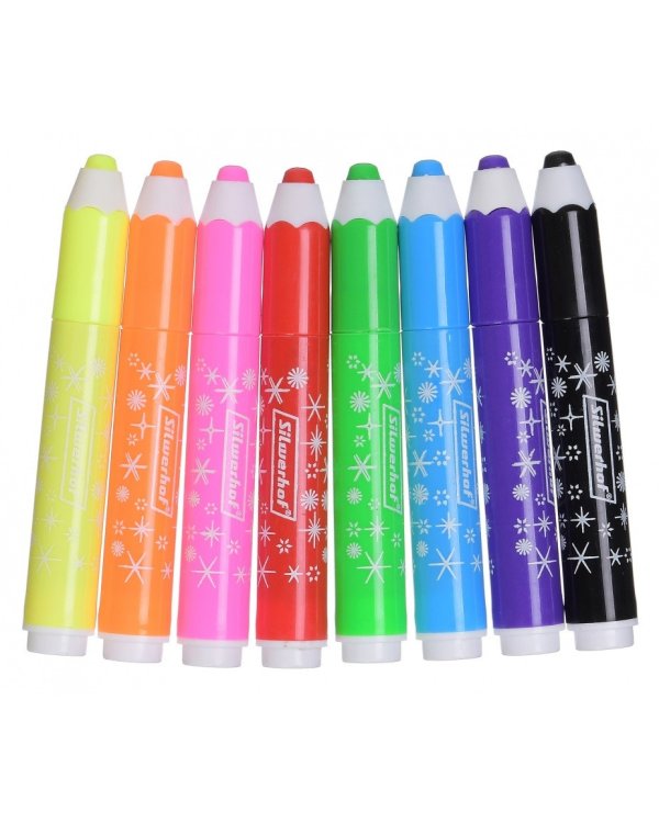 Фломастеры Silwerhof "Солнечная коллекция. Jumbo Pencils", 8 цветов